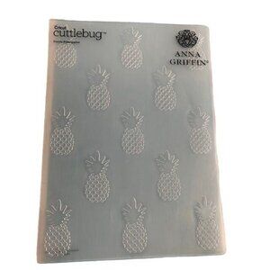 Anna Griffin Pretty Pineapple Embossing Folder 5x7" Cuttlebug Crafting Magic